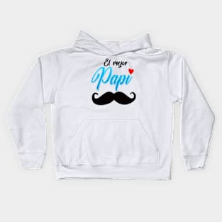 el mejor papi Kids Hoodie